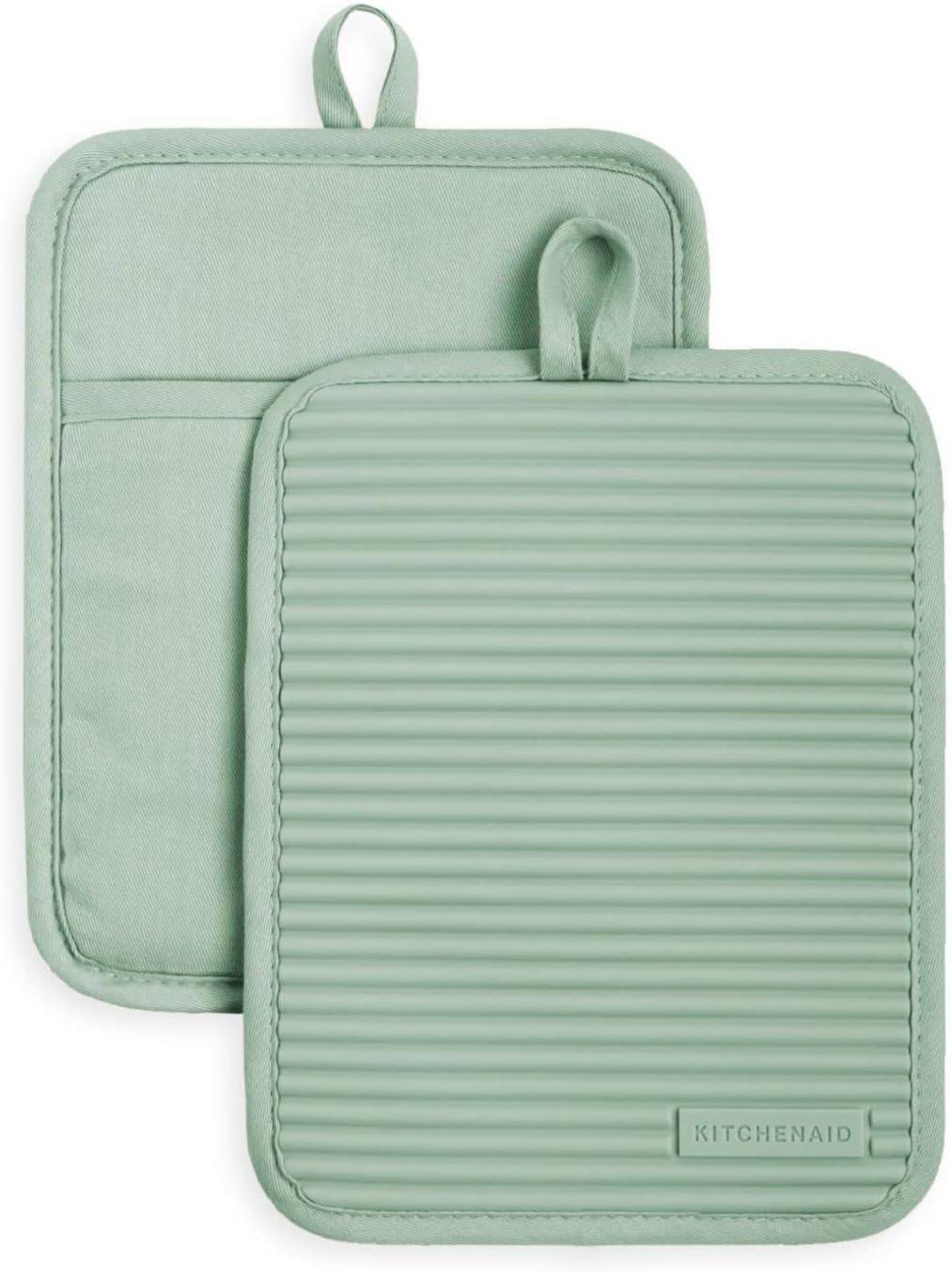 Ribbed Soft Silicone Pot Holder Set, Pot Holders, Oven Mitts, Silicone Pot Holders -2 Pcs Ribbed Soft Silicone Pot Holder Set, Pot Holders, Oven Mitts, Silicone Pot Holders -2 Pcs